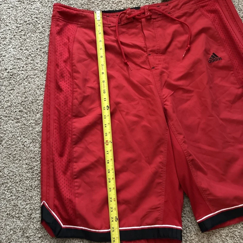 adidas Mens Clima365 Basketball Shorts Red Black Size 2XL XXL NWT